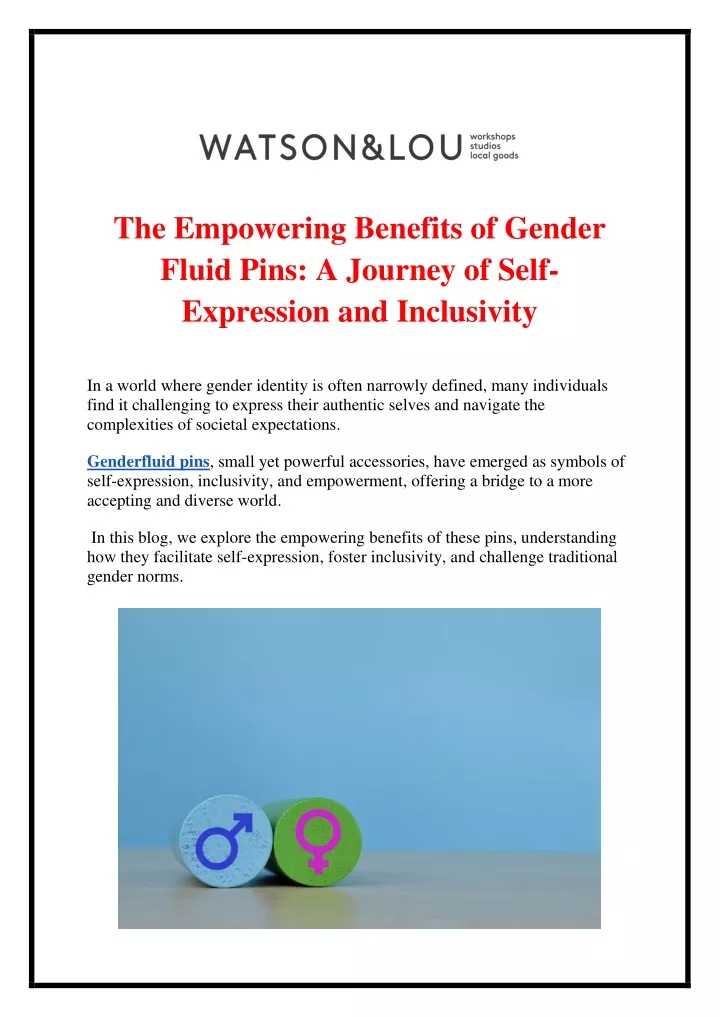 the empowering benefits of gender fluid pins