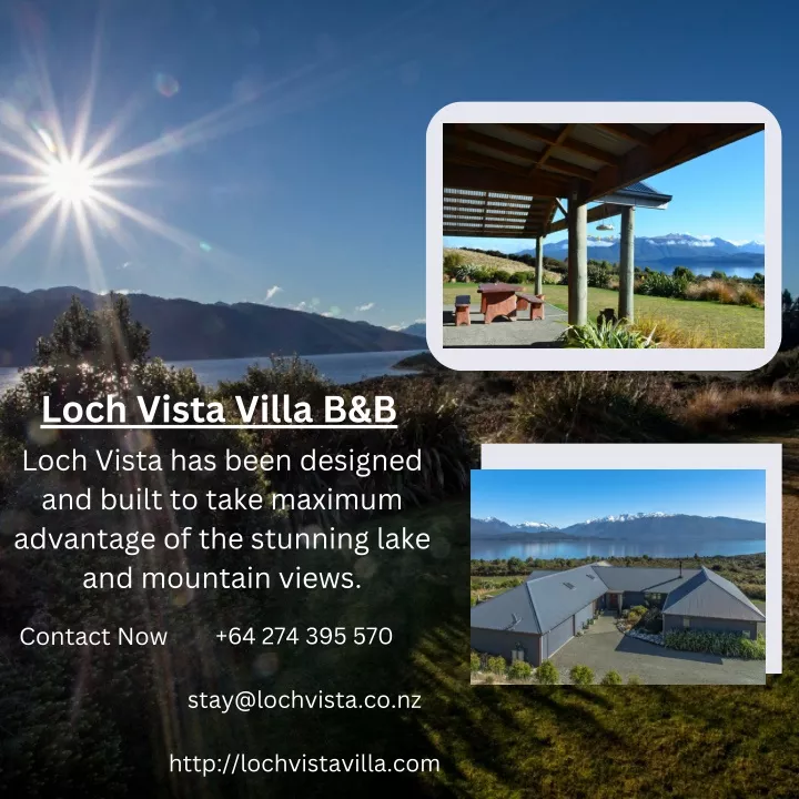 loch vista villa b b loch vista has been designed