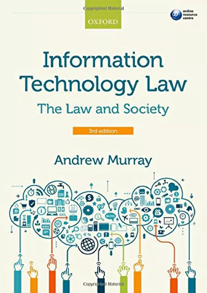 information technology law the law and society