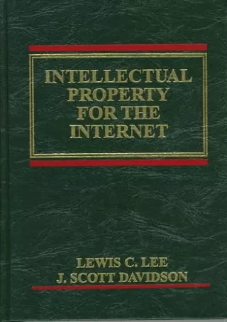 PDF KINDLE DOWNLOAD Intellectual Property for the Internet epub