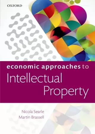 PDF Economic Approaches to Intellectual Property kindle