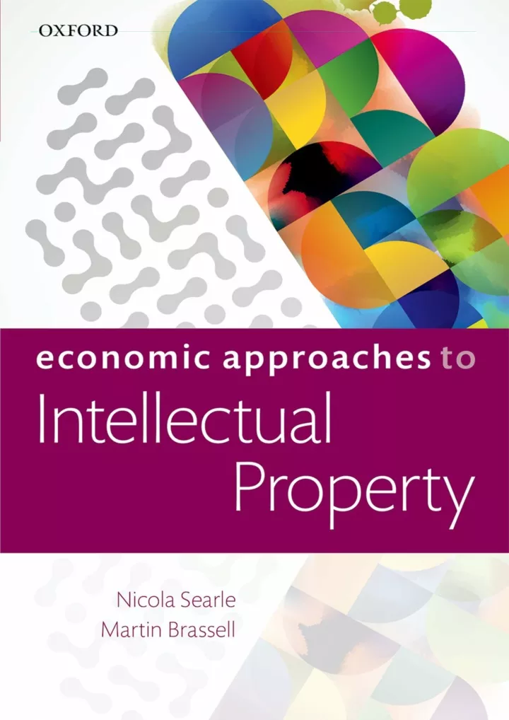 economic approaches to intellectual property