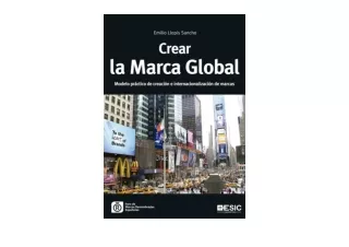 Ebook download Crear la Marca Global Modelo practico de creacion e internacional