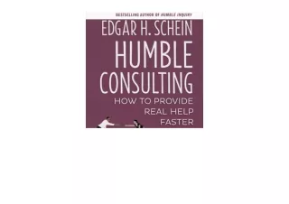 PDF read online Humble Consulting How to Provide Real Help Faster unlimited