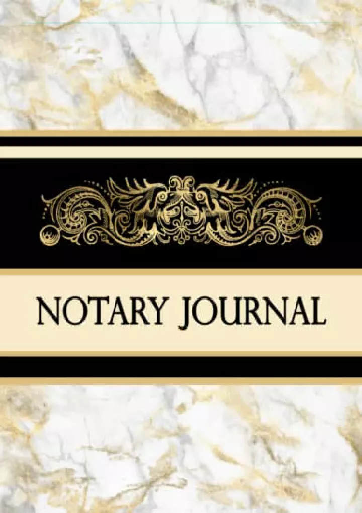 notary journal notary public log book with