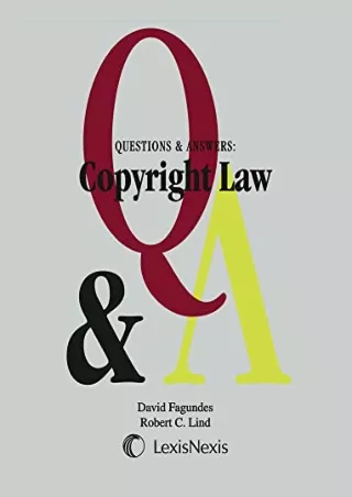 [PDF] READ Free Questions & Answers: Copyright Law epub