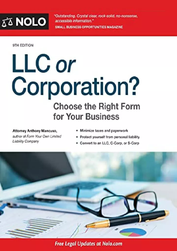 llc or corporation choose the right form for your