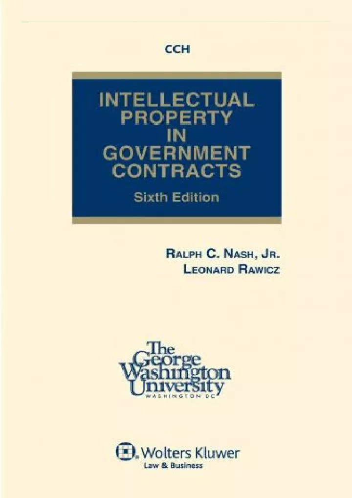 intellectual property in government contracts