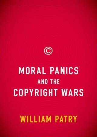 PDF Download Moral Panics and the Copyright Wars epub