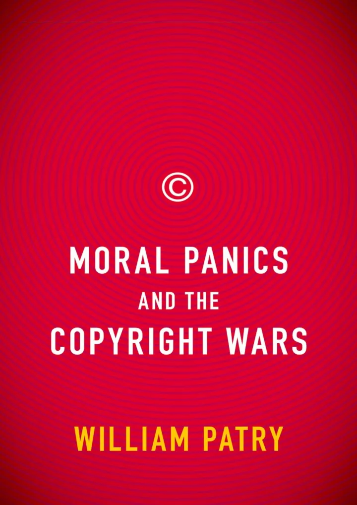 moral panics and the copyright wars download