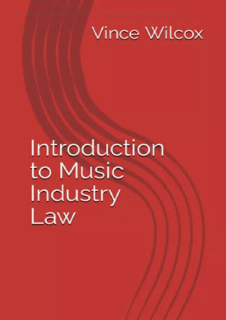 introduction to music industry law download