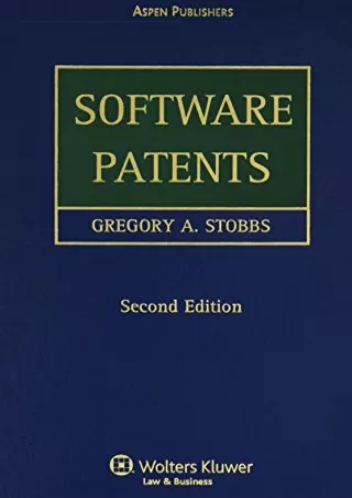 DOWNLOAD [PDF] Software Patents free