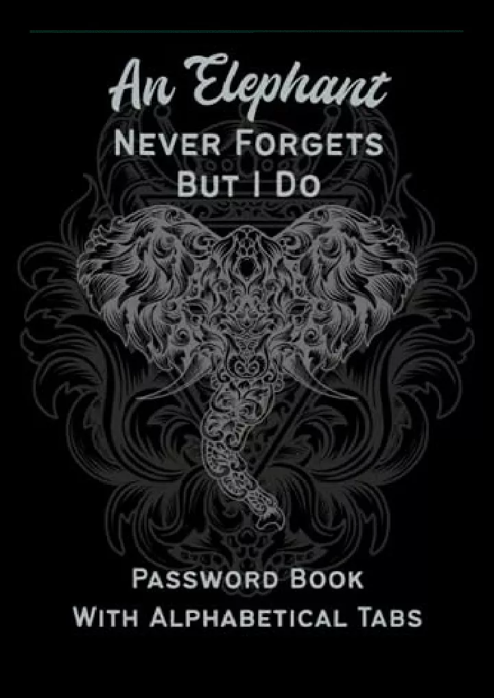 password book with alphabetical tabs password
