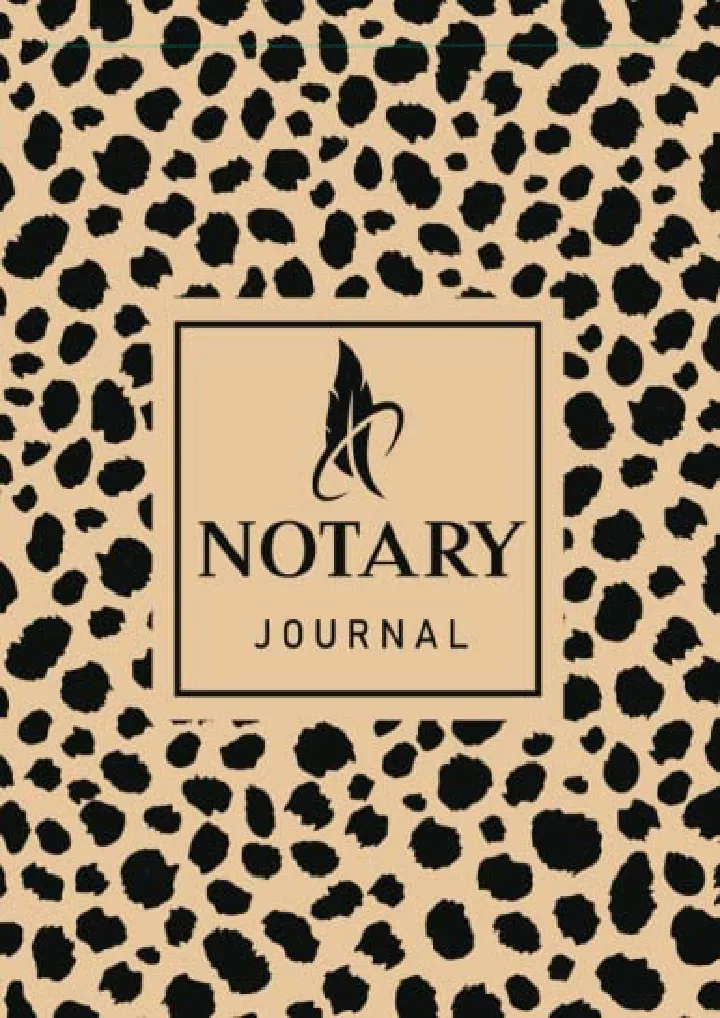 notary journal notary public record book log book