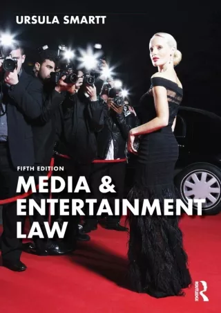 DOWNLOAD [PDF] Media & Entertainment Law download