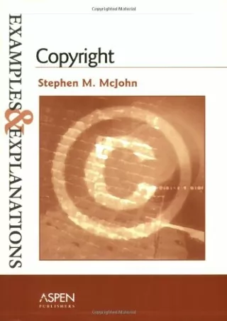 PDF Copyright: Examples And Explanations ipad