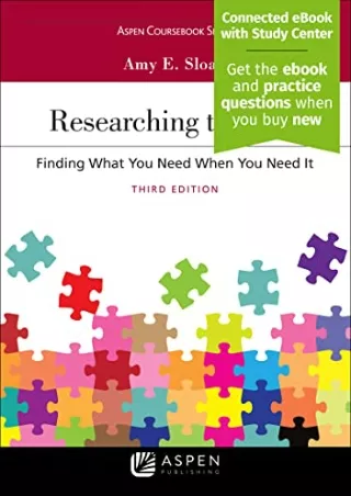 EPUB DOWNLOAD Researching the Law: Finding What You Need When You Need It (