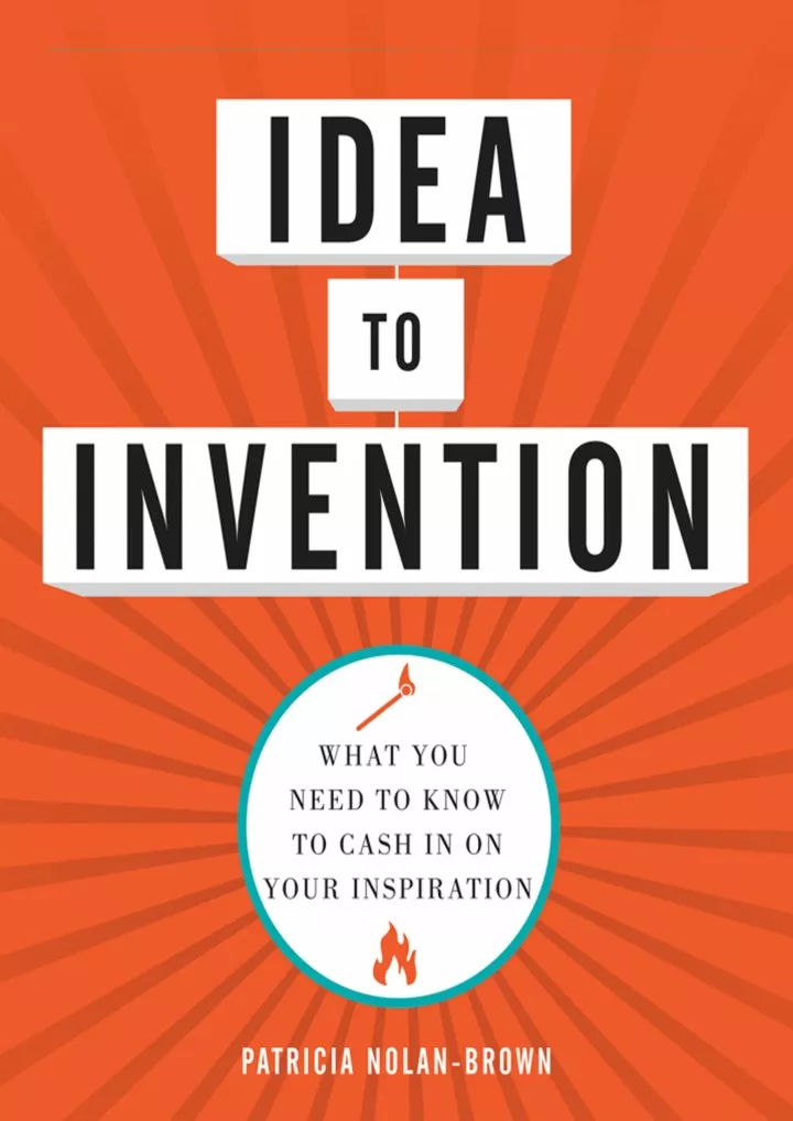 idea to invention what you need to know to cash