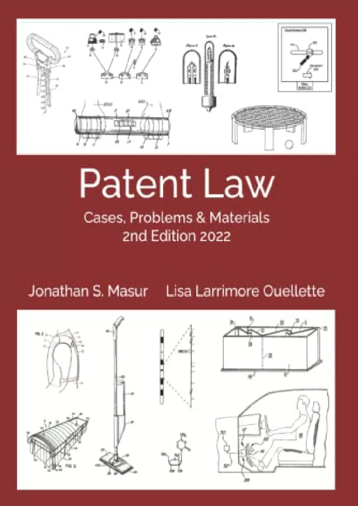 patent law cases problems and materials