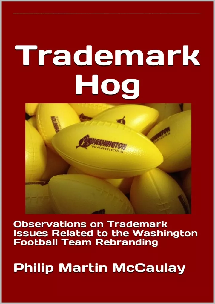 trademark hog observations on trademark issues