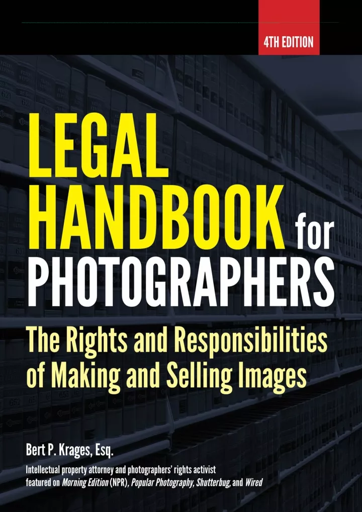 legal handbook for photographers the rights