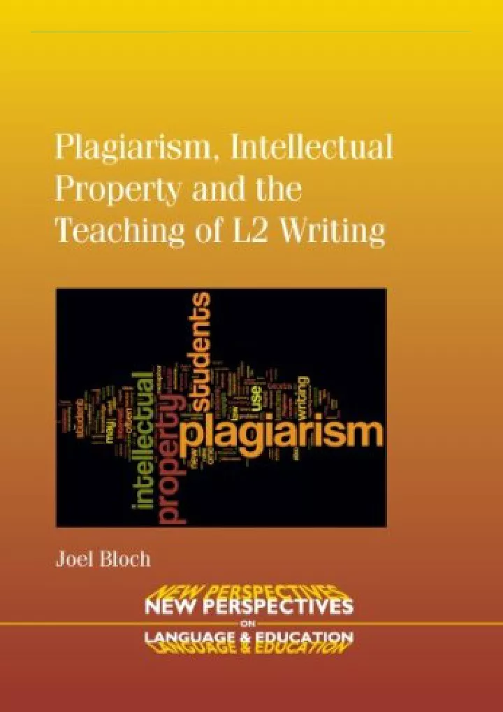 plagiarism intellectual property and the teaching