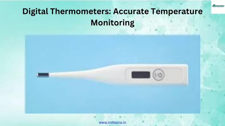digital thermometers accurate temperature