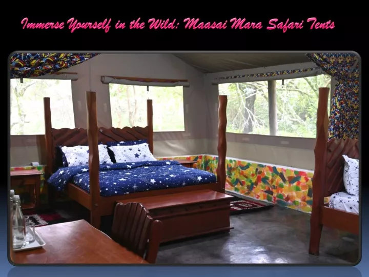 immerse yourself in the wild maasai mara safari