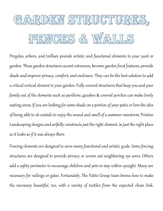 pergolas arbors and trellises provide artistic