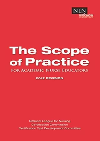 READ [PDF] Scope of Practice (NLN)