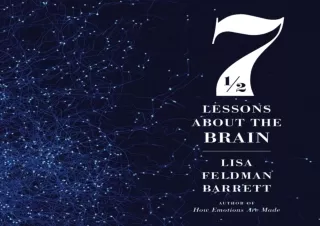 PDF Seven and a Half Lessons About the Brain Ipad