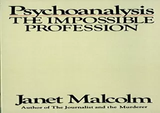 (PDF) Psychoanalysis: The Impossible Profession Free