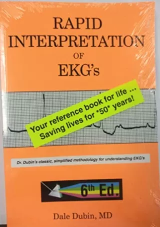 READ [PDF] Rapid Interpretation of EKG's, Sixth Edition
