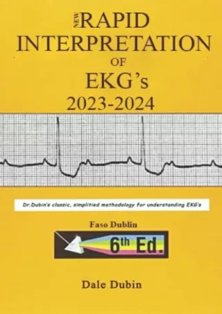 [READ DOWNLOAD] New Rapid Interpretation of EKG's 2023-2024