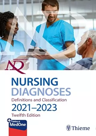 [PDF READ ONLINE] NANDA International Nursing Diagnoses: Definitions & Classification, 2021-2023