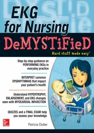 PDF/READ EKG's for Nursing Demystified (Demystified Nursing)
