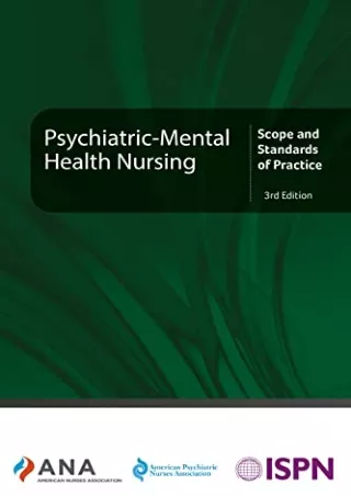 PDF/READ Psychiatric-Mental Health Nursing: Scope and Standards of Practice, 3rd Edition