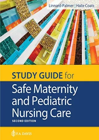 [PDF] DOWNLOAD Study Guide for Safe Maternity & Pediatric Nursing Care