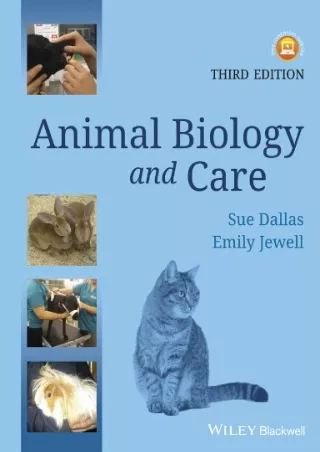 Read ebook [PDF] Animal Biology and Care