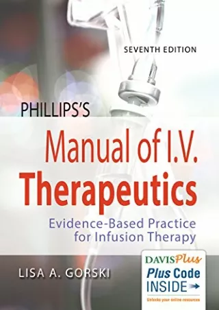 PDF/READ Phillips's Manual of I.V. Therapeutics: Evidence-Based Practice for Infusion