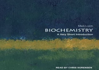 (PDF) Biochemistry: A Very Short Introduction Kindle