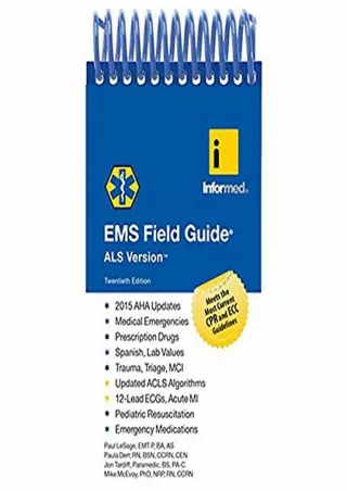 get [PDF] Download EMS Field Guide, ALS Version