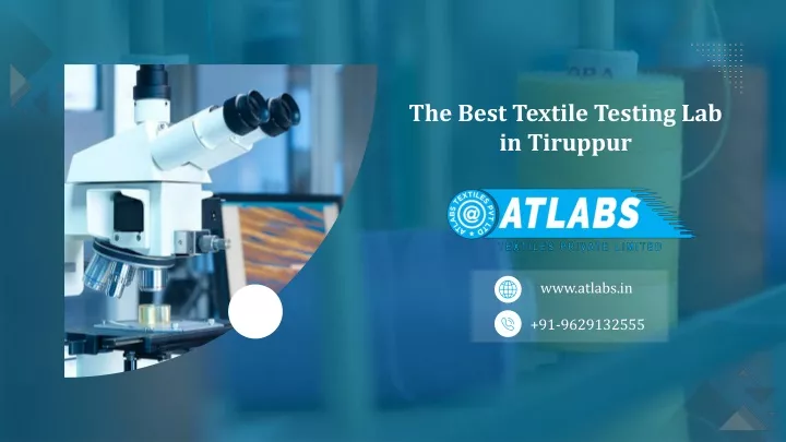 the best textile testing lab in tiruppur