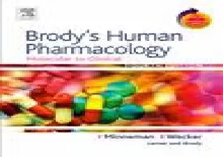 FREE READ [PDF] Brody's Human Pharmacology: Molecular to Clinical With STUDENT CONSULT Online Access
