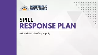 Spill Response Plan