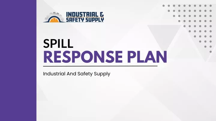 spill response plan