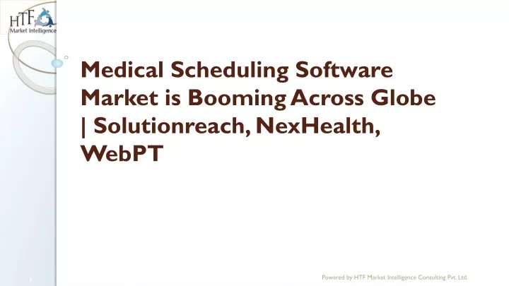 medical scheduling software market is booming across globe solutionreach nexhealth webpt