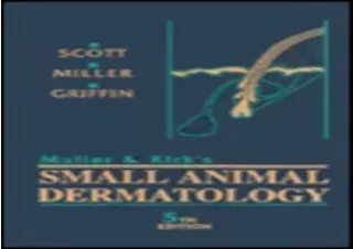 Download Muller & Kirk's Small Animal Dermatology, 5th Edition Ipad