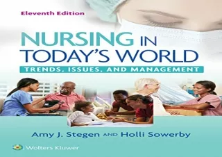 (PDF) Nursing in Today's World: Trends, Issues, and Management Kindle