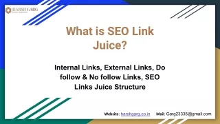 What is SEO Link Juice